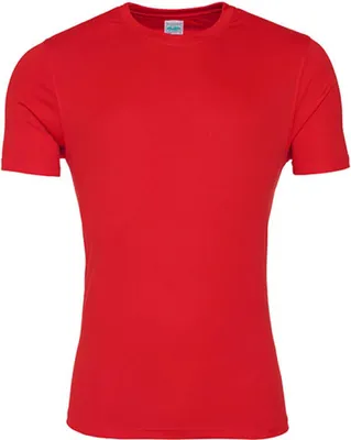 Produktbild von Just Cool JC020 | Herren Cool Smooth T / UV-Schutzfaktor 30+ - Farbe: Fire Red - Größe: M