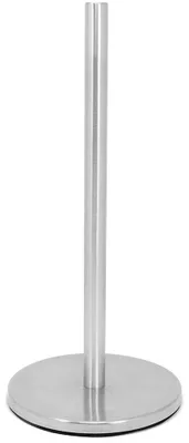 Image de Porte-rouleau de cuisine sur pied - Porte-rouleau pour la cuisine - Porte-rouleau sur pied en acier inoxydable - Porte-rouleau de cuisine sans perçage - 34 cm (1 pièce - acier inoxydable - couleur argent)