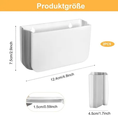 2 Stück Magnetische Stifthalter für Metalloberflächen