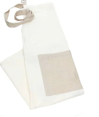 Produktbild von TOGNANA Küchenschürze in beige mit weißen Punkten aus 100% Baumwolle