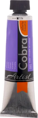 Image de Cobra Artist peinture à l'huile mélangeable à l'eau en tube 40 ml violet 536