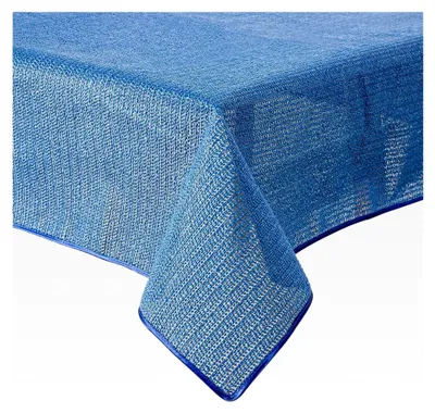 Produktbild von Gartentischdecke aus Weichschaummaterial, rutschfest und wetterfest, 6 Farben (Blau, 160 cm rund)