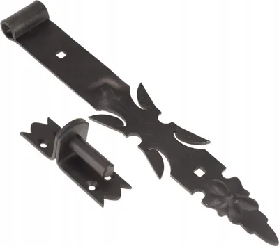 Produktbild von Zier-Scharnier für Türen FEINZ - 400 mm - Pulverbeschichtet - Robuste Qualität - Elegantes Design