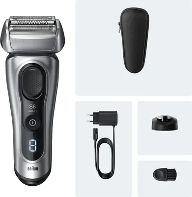 Produktbild von Braun 8617s Series 8 Elektrorasierer Herren, 4+1 Präzisionskopf und Trimmer, SensoAdapt für jede Bartdichte