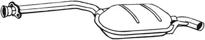 Produktbild von Bosal Mittelschalldämpfer  175-185