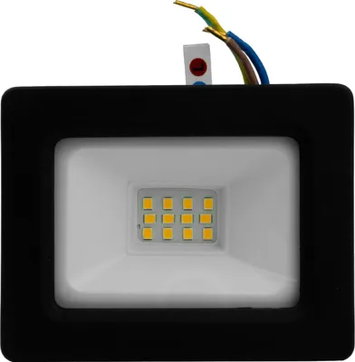 Produktbild von LED Außenstrahler 10W GTV GT-GCX10W-40 Flutlicht schwarz IP65 Außenwandstrahler 800lm