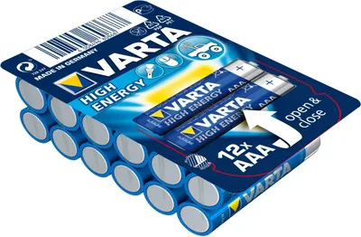 Obrázek produktu pro Varta BV-HE 12 AAA, Baterie na jedno použití, AAA, Alkalický, 1,5 V, 12 kusů, Modrá