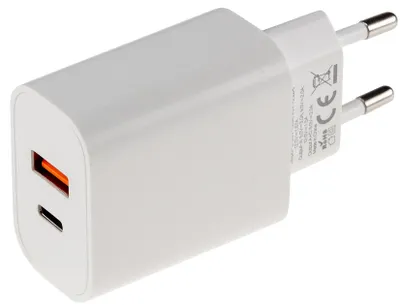 Produktbild von ChiliTec 23803 Stecker-Netzteil mit USB "CTN-0522 A-C" 20W, 5,0V-3,0A, 9,0V-2,0A, 12,0V-1,67A=