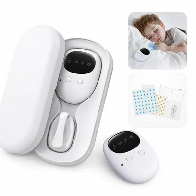 Produktbild von Bettnässen-Alarm für Jungen und Mädchen – kabelloser Alarm mit Magnetsensor, Tonmodus und Vibration,geeignet für Kinder,Erwachsene und Senioren
