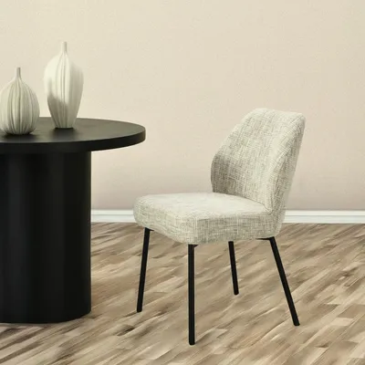 Productafbeelding van Livingfurn Eetkamerstoel Tess Cream- Set van 2