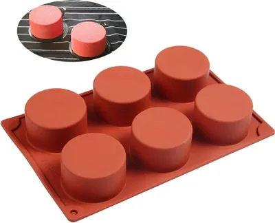Produktbild von Silikonform für Einzelportionszylinder 70xh40mm