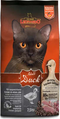 Produktbild von Leonardo Cat Food 758325, Adult, Ente, Geflügel, 7,5 kg