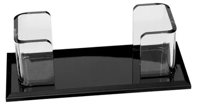 Produktbild von Transparenter Kartenhalter aus Acryl für Visitenkarten und Schreibtisch-Organizer