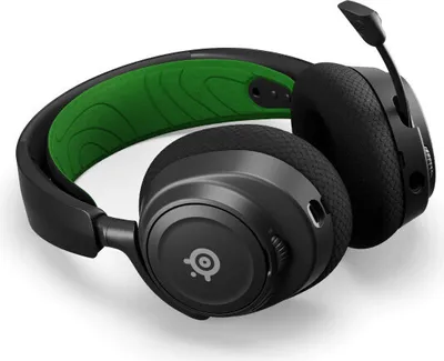 A studio shot of a gaming headset.