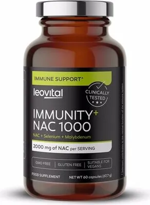 Obrázok produktu pre Polleo Immunity+ NAC 1000, 60 kapsúl