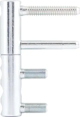 Produktbild von Solido Türband 3-Dim | Zargenband für Holztüren | Einbohrband ø 20 mm, Stahl verzinkt