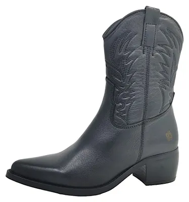 Productafbeelding van Apple of Eden Cashmere Smooth Damenschuhe Stiefel Western Stiefel Schwarz Freizeit