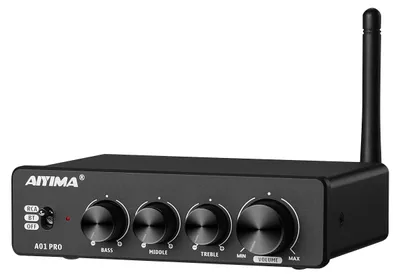 Obrázok produktu pre Stereofónny zosilňovač – Bluetooth 5.1 – Výkon 100 W – 2 kanály – Kompaktný dizajn