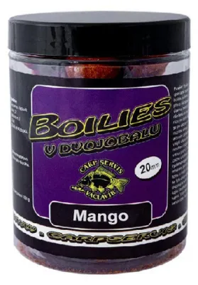 Obrázek produktu pro Carp Servis Václavík Boilies v dvojobalu - 180g 20 mm Mango