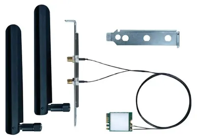 Produktbild von Intel ® Wi-Fi 6E AX210 (Gig+), Eingebaut, Kabellos, PCI Express, WLAN, Wi-Fi 6E (802.11ax), 2400 Mbit/s