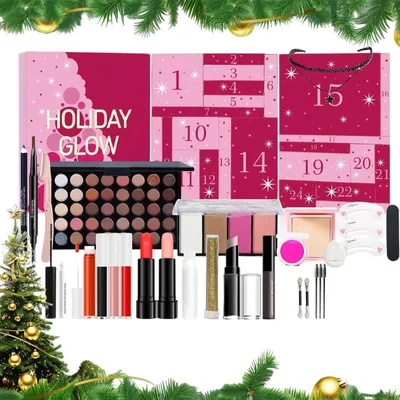 Obrázok produktu pre Adventný kalendár Vianoce 24-dňový adventný kalendár očné tiene