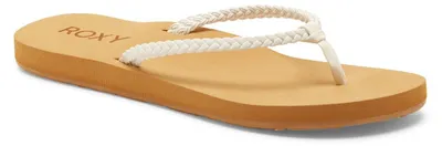 Produktbild von Roxy Costas Ii Flip-flops Weiß EU 37 Frau Weiß EU 37