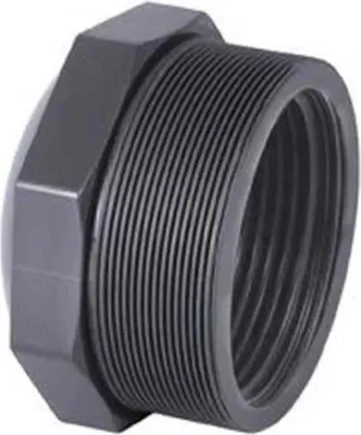 Produktbild von Cepex 23089 Pvc Ø1x1/4 Kurze Reduziermuffe Bsp Außengewinde X Innengewinde Silber  Silber One Size
