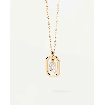 Produktbild von PDPAOLA Halskette MINI LETTERS 18K gold plated silver gold