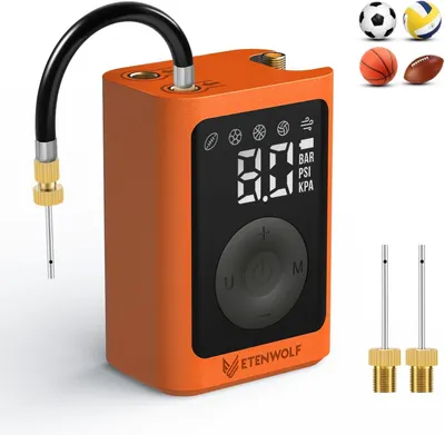 Obrázok produktu pre Elektrická pumpička na futbalové lopty, s možnosťou nafukovania a vypúšťania, tlak 0,14–1,17 bar