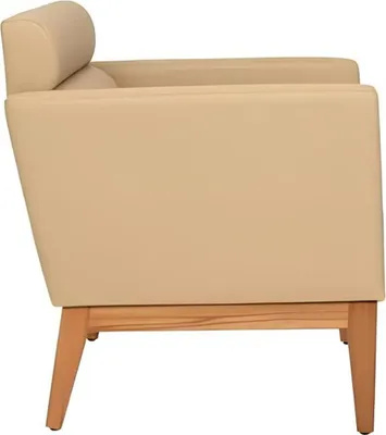 Produktbild von Beiger Clubsessel Relax 1-Sitzer Designer Sessel Wohnzimmer Sitzer Neu