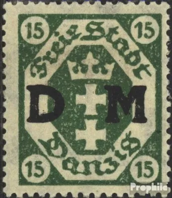 Produktbild von Briefmarken Danzig 1921 Mi D3 postfrisch Dienstmarke