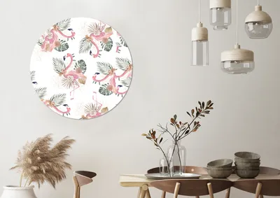 Produktbild von MuchoWow® - Mauerkreis - Wandbilder - Runde Bild - Bild aus Aluminium - Schlafzimmer - Wohnzimmerdekoration - Wand Dekoration