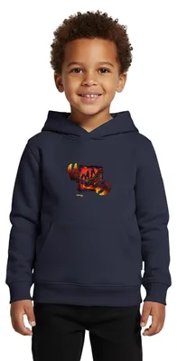 Produktbild von Spreadshirt Schleich Eldrador Lavaskorpion Kinder Premium Hoodie, 110/116 (4 Jahre), Navy