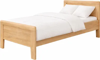 Produktbild von Seniorenbett 100x200 Eiche sägerau Nachbildung Komfortbett #4564
