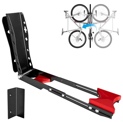 Fahrrad-Wandhalterung vertikal, 180° drehbar, bis 31,8 kg