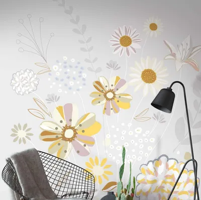 Produktbild von A.S. Creation Livingwalls Fototapete The Wall II 392101 Eine Rolle Ein Motiv 2.80 x 1.59 m Floral Grau