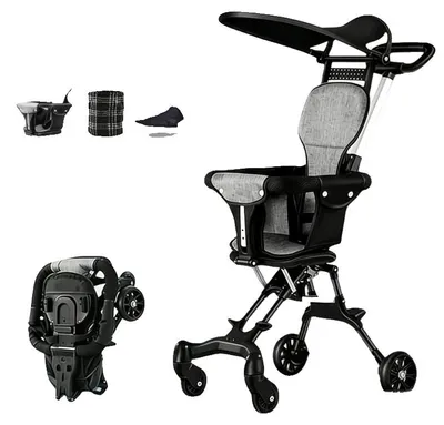 Immagine prodotto di Marsupio, supporto ergonomico per la schiena, struttura pieghevole, cuscino e parasole