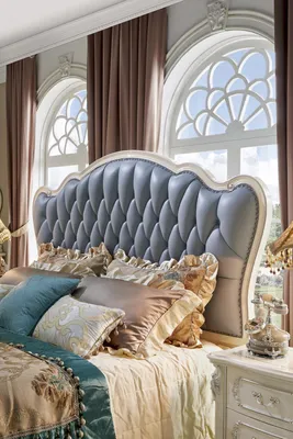 Produktbild von Schminktisch Spiegel Hocker Luxus Konsole Echtholz Schlafzimmer Barock Rokoko