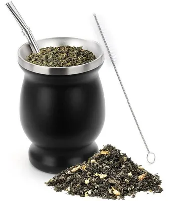 Obrázek produktu pro Kelímek Yerba-mate 230 ml s dvojitou stěnou z nerezové oceli 304