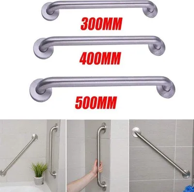 Produktbild von Famanu Badewannengriff, Robustes verchromtes Edelstahl-Design - für Dusche, Bad, Toilette