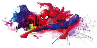 Obrázek produktu pro Fototapeta vliesová IADX6-082 Spider-Man Graffiti Art 300x150 cm