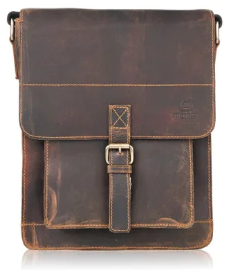 Produktbild von Herren Umhängetasche aus Leder von Paolo Peruzzi T-91-HBR