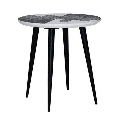Zdjęcie produktu dla Stolik kawowy wys. 52 cm - Abstrakcyjny