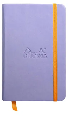 Produktbild von Rhodia 118649C, Einfarbig, Violett, A6, 96 Blätter, 90 g/m², Liniertes Papier
