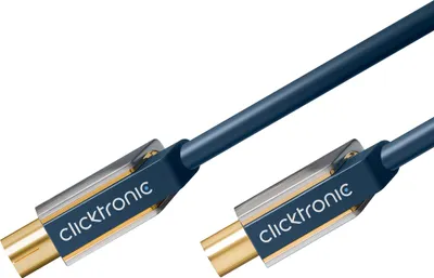 Produktbild von Clicktronic Advanced Antennenkabel (KOAX-Stecker/KOAX-Kupplung), 1,0m