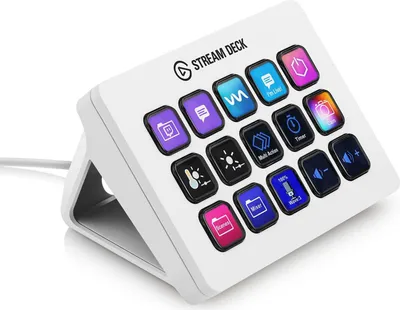 Produktbild von Elgato Stream Deck MK.2 White Edition, Streaming Deck, Weiss