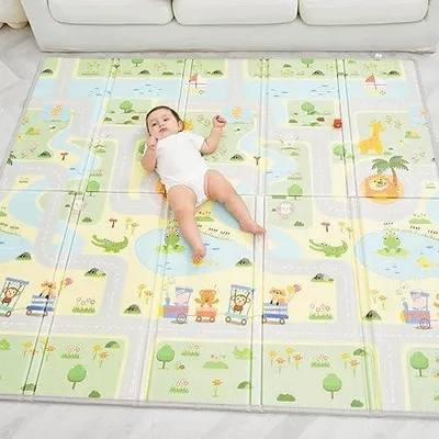 Zdjęcie produktu dla Mata do zabawy niemowląt 160X180 cm dwustronna składana pianka