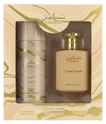 Image de TASKEEN CARAMEL CASCADE EDP 100 ml + déodorant en spray 200 ml