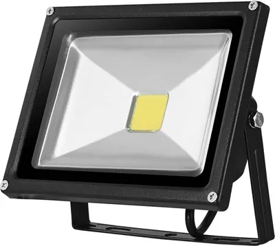 Produktbild von Greenmigo  20W LED Lampe Fluter Scheinwerfer IP65 Kaltweiss Schwarz Aluminium Flutlicht Wasserdicht Strahler