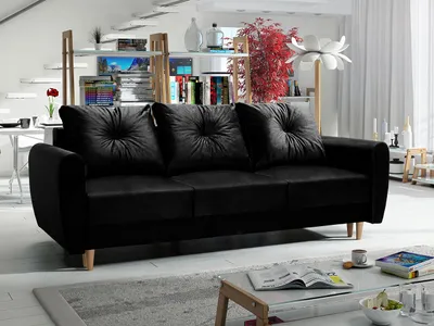 Produktbild von MIRJAN24 Sofa Manstad, Couch mit Bettkasten und Schlaffunktion, Couchgarnitur, Schlafsofa vom Hersteller (Magic Velvet 2219)
